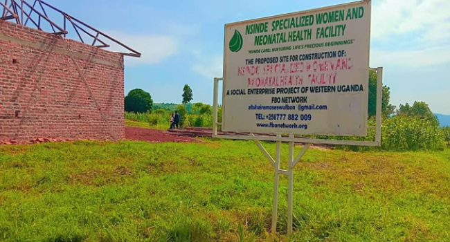 SIGN POST THAT SHOWED THE CONSTRACTION SITE
